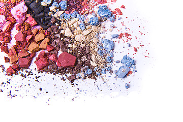 Image showing crushed eyeshadow