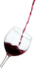 Image showing pouring red wine 