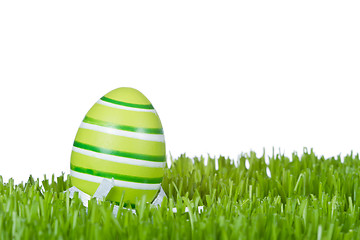 Image showing easter egg in grass