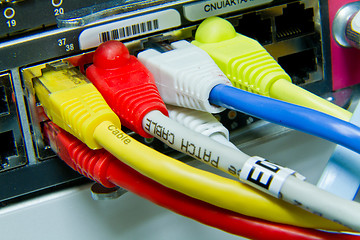 Image showing ethernet cables