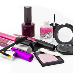 Image showing collection of make-up