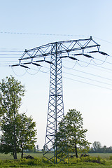 Image showing electircal powerlines