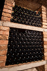 Image showing wine bottles