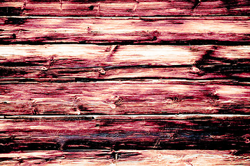 Image showing weathered old brown wooden texture