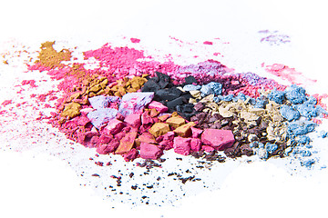 Image showing crushed eyeshadow