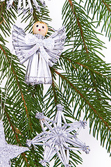 Image showing decorated Christmas tree 