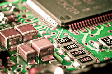 Image showing electronic circuit board