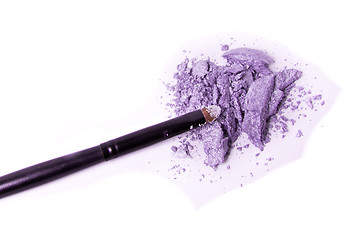 Image showing crushed eyeshadow