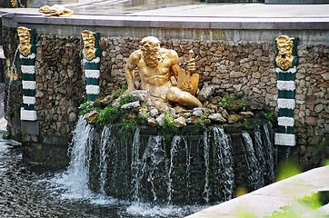 Image showing Peterhof. Fountains