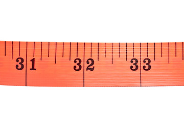 Image showing Red tape measure