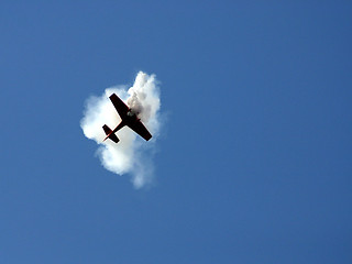 Image showing The plane in the European Aerobatic Championship