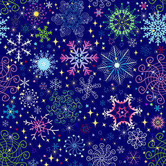 Image showing Christmas seamless pattern