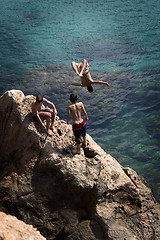 Image showing Ibiza - Jumping