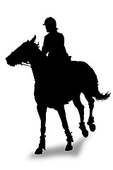 Image showing rider silhouette 