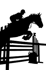 Image showing rider silhouette 