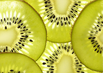 Image showing Kiwi Fruit Close Up