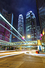 Image showing traffic through downtown HongKong