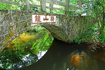 Image showing Bridge in forest