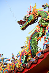 Image showing Asian temple dragon