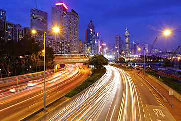 Image showing traffic in urban at night