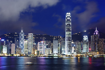 Image showing Hong Kong at night