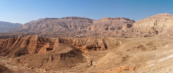 Image showing Scenic desert landscape 