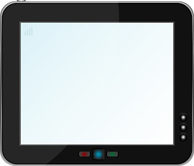 Image showing touchpad or tablet pc isolated on white