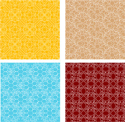 Image showing ornate patterns set in modern style. vector