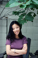 Image showing Portrait of a pretty Korean woman