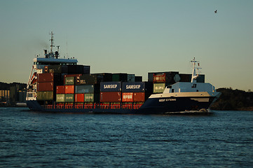 Image showing Container ship