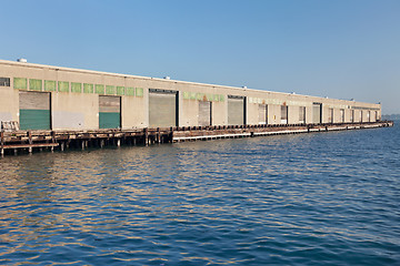 Image showing industrial pier