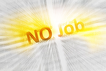 Image showing No Job conception