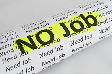 Image showing No Job conception