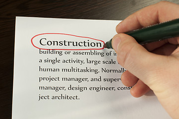 Image showing Construction concept