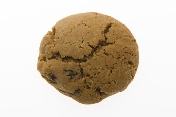 Image showing Brown Cookies with raisins