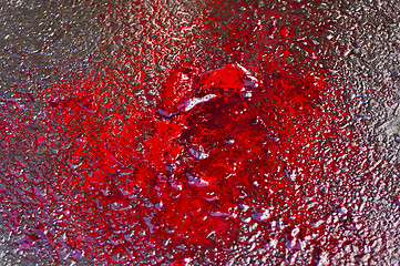 Image showing Blood On the Asphalt