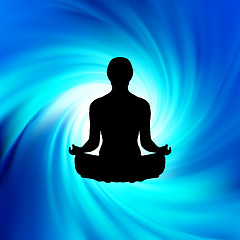 Image showing Power of Yoga - Meditation. EPS 8