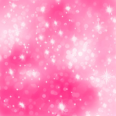 Image showing Pink abstract romantic with stars. EPS 8