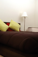 Image showing bedroom with pillows
