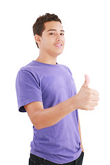 Image showing young casual man portrait in a white background 