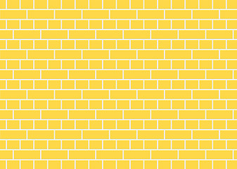 Image showing yellow brick wall