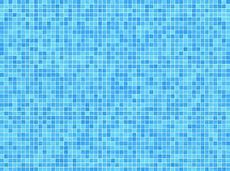 Image showing blue mosaic background