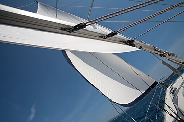 Image showing white sails