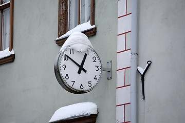 Image showing street clock