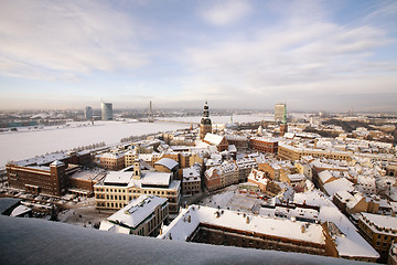 Image showing top view of old Riga