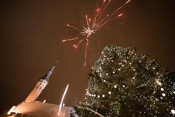 Image showing new year firework