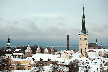 Image showing panorama of Tallinn