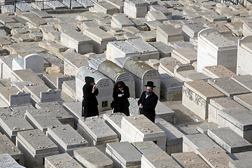 Image showing The Jewish cemetery on the Mount of Olives, in Jerusalem