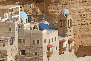 Image showing Saint George monastery in Judea desert