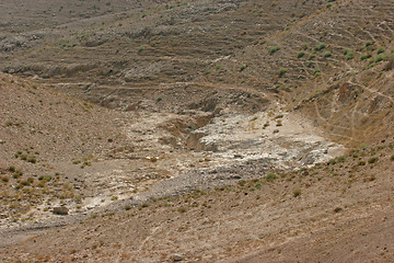 Image showing View on Cross, Judea desert, Israel